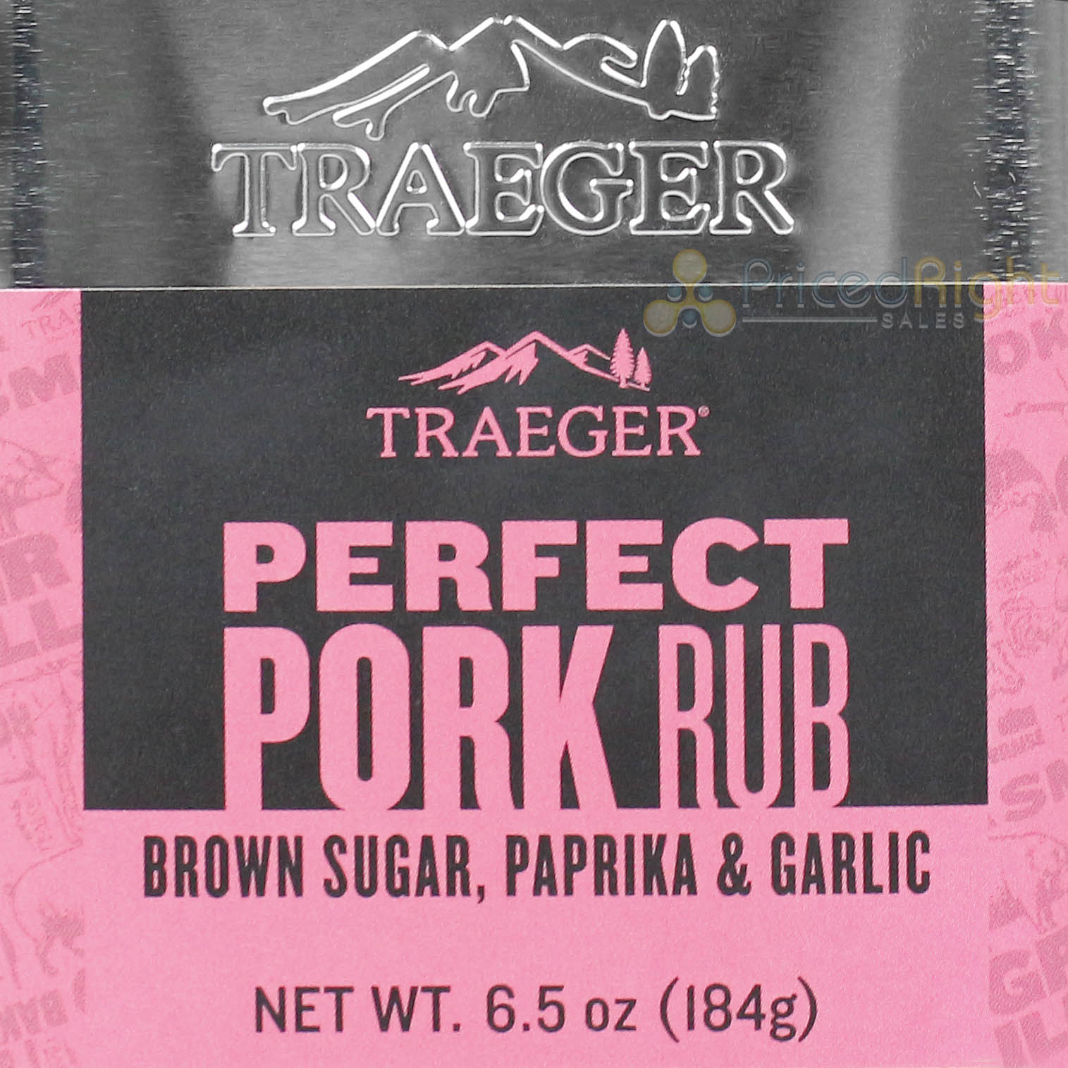 Traeger 6.5 oz Perfect Pork Rub Sweet & Savory Brown Sugar Paprika & Garlic
