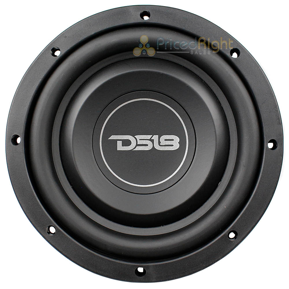DS18 8" Shallow Subwoofer 300 Watt Max 4 Ohm Car Audio SRW Series SRW8.4D Single