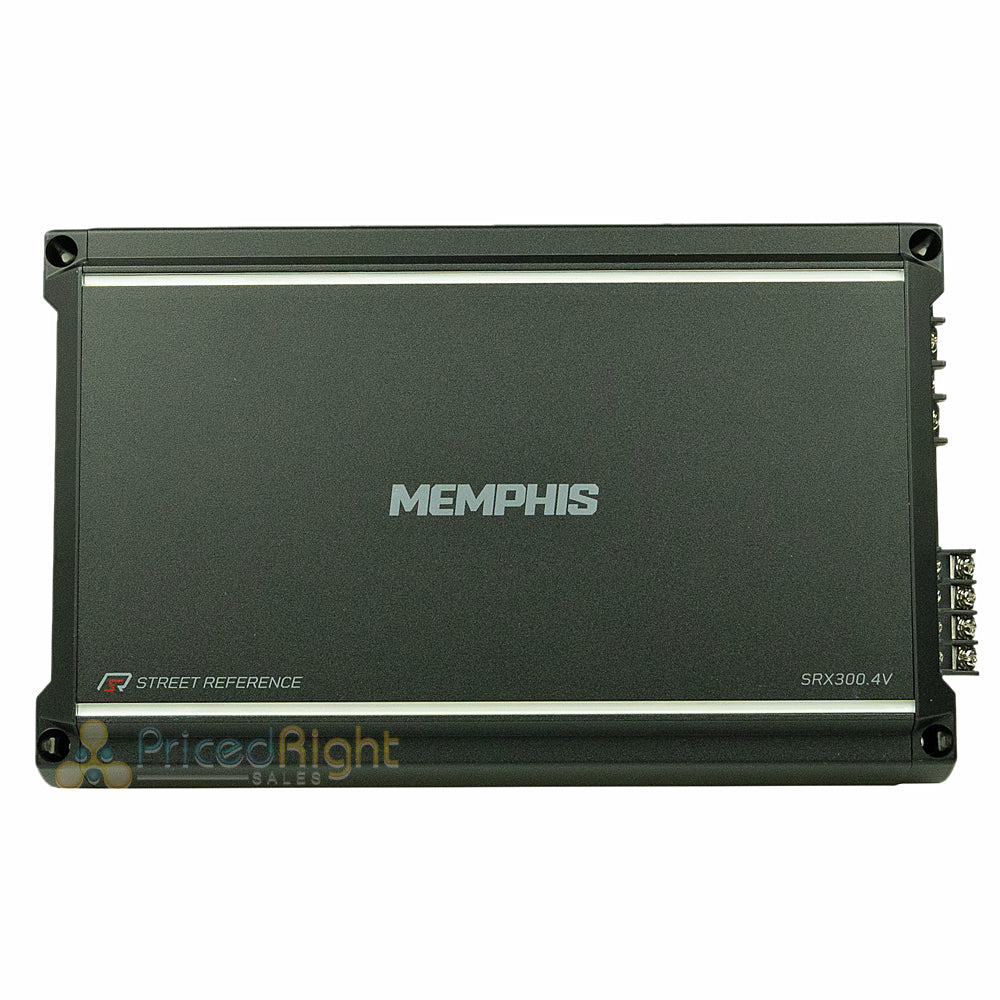Memphis Audio 300W RMS 4-Channel Street Amplifier Class AB With SRX300.4V