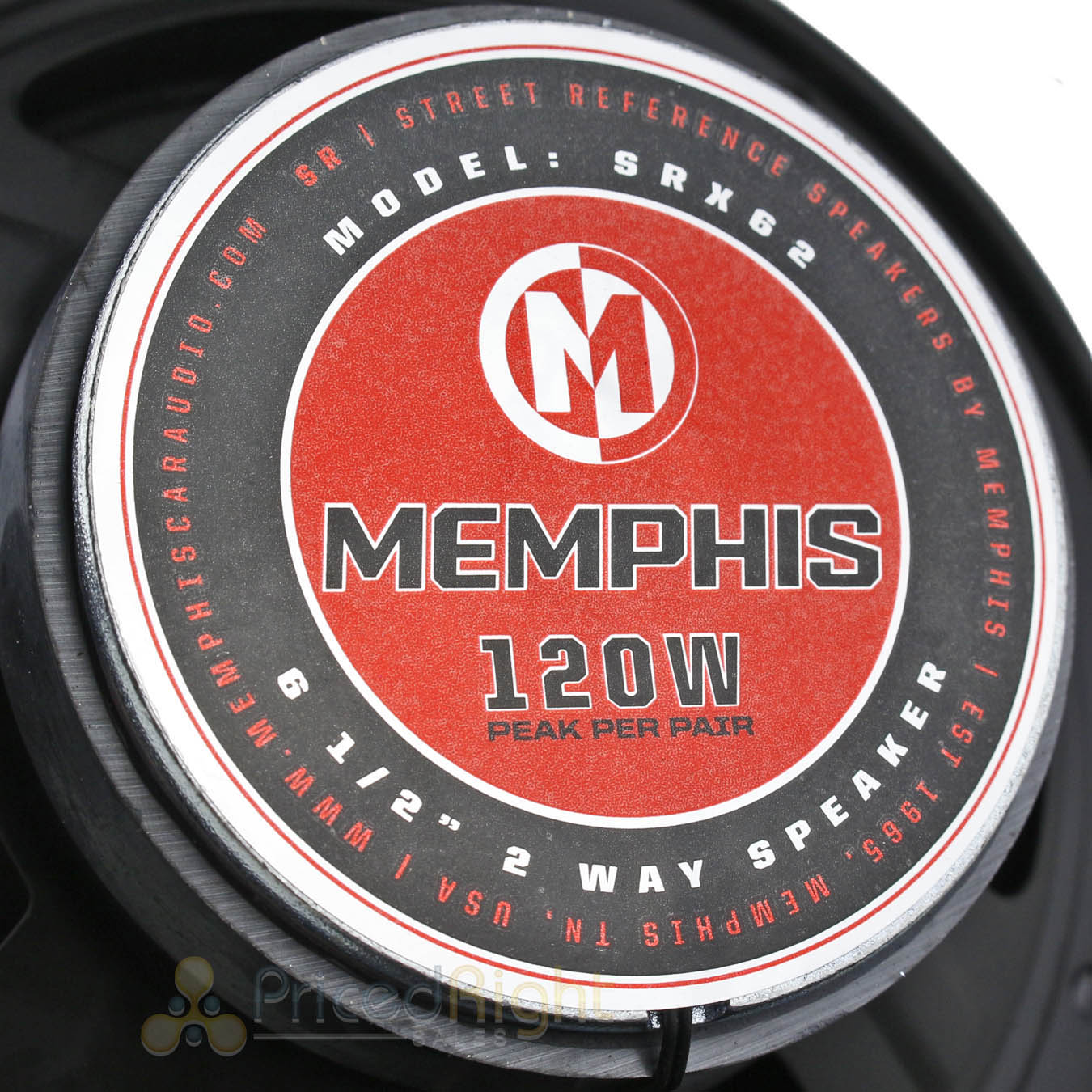 4 Memphis Audio 6.5" 2 Way Coaxial Speakers 60 Watts Max Street Reference SRX62