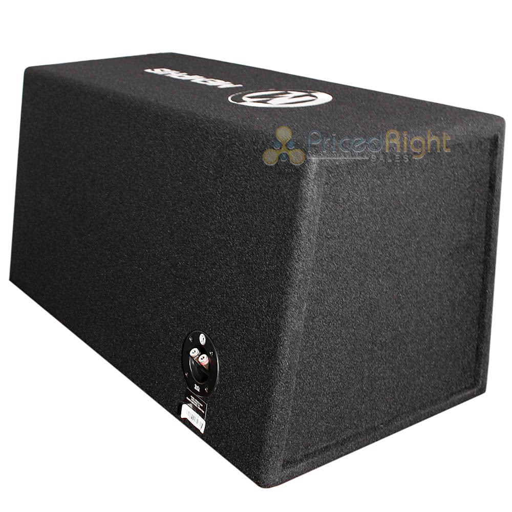 Memphis Audio Loaded Dual 12" Vented Enclosure Bass System 1000W Max SRXE212VP