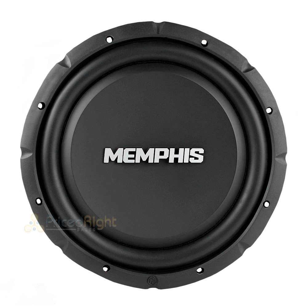 2 Memphis 10" Subwoofers Dual 4 Ohm Shallow Slim 500W Street Reference SRXS1044