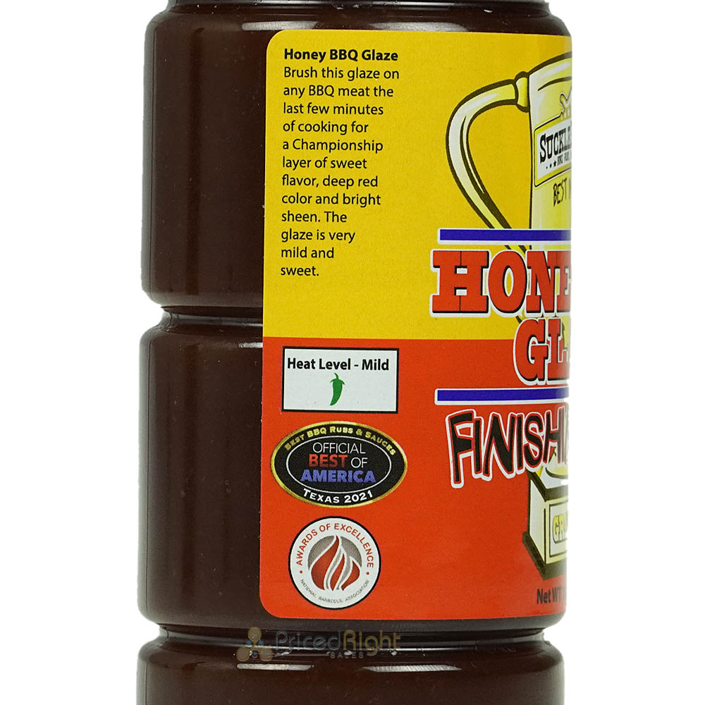 Sucklebusters Honey BBQ Glaze & Finishing Sauce 15.4 Oz Award Winning Recipe
