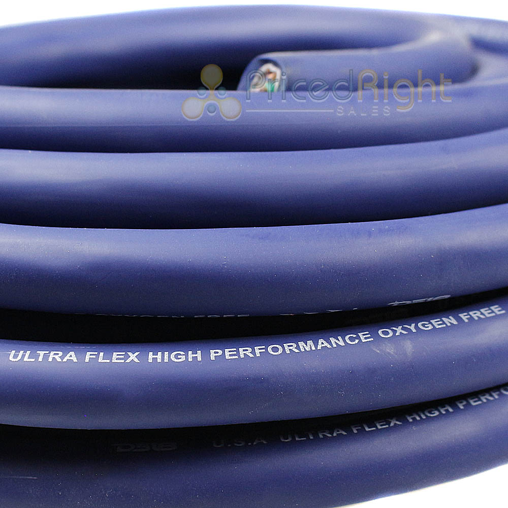 100 Ft 9 Conductor Speed Wire 18 Gauge CCA Color Coded Blue Flexible Casing DS18