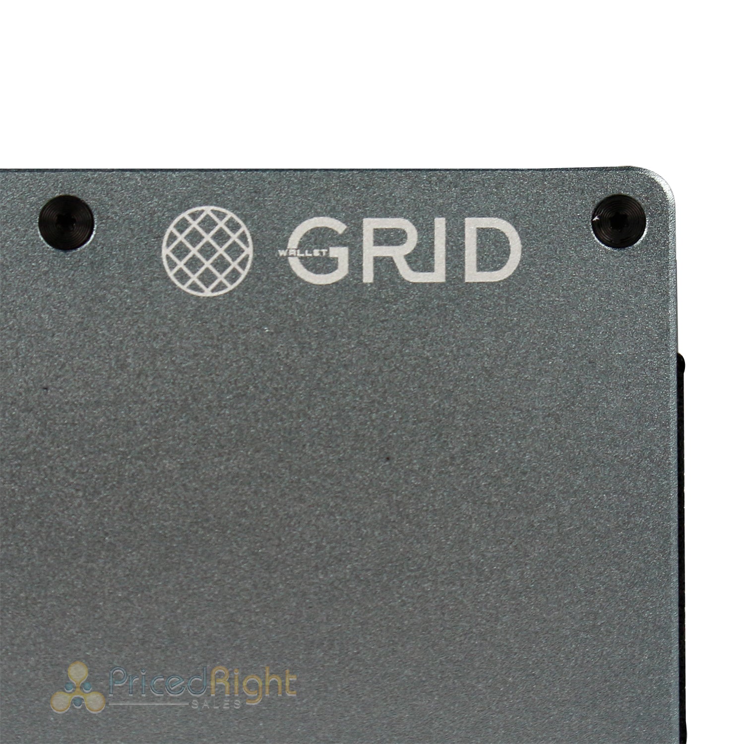 GRID Wallet Titanium Lightweight Aluminum w/ Money Clip RFID Blocking 2.2 oz