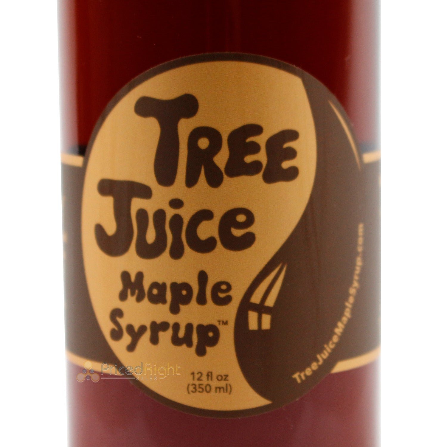 Tree Juice Pure Maple Syrup Dark Robust Flavor Gluten-Free, Paleo, Non-GMO 12 oz