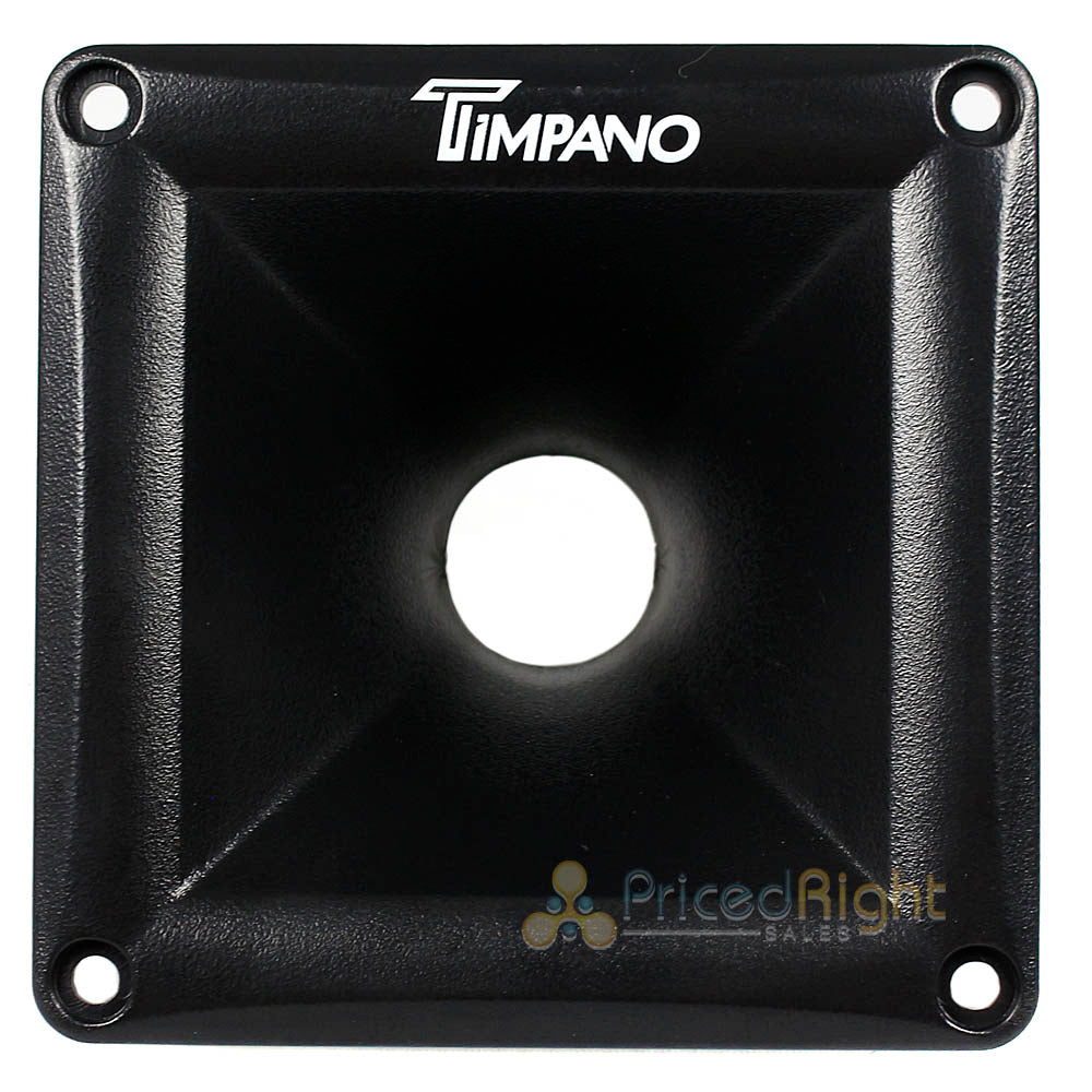 Timpano 1" Exit Screw-on Compact Plastic Horn Black TPT-HL11-25 Single