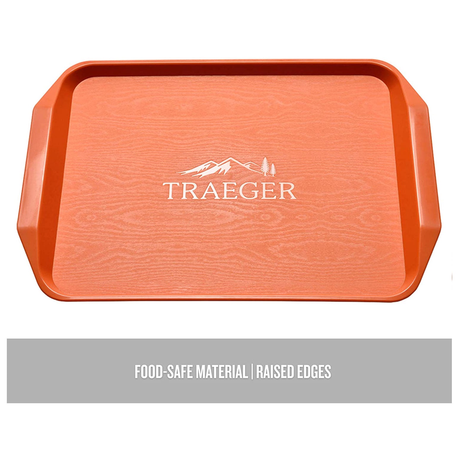 Traeger BBQ Food Tray For Serving, Prepping, or Resting Orange BAC426