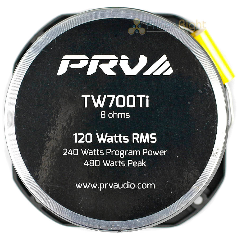 PRV Audio 4" Super Bullet Tweeters 2 Pack 120 Watts RMS Power 8 Ohm TW700Ti