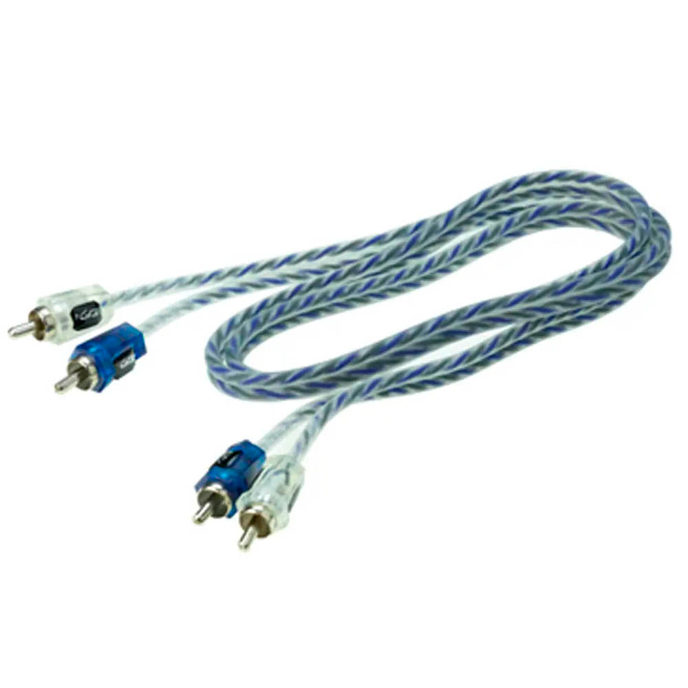 Scosche 1' RCA Cable Twisted Interconnects OFC Wire Male Car Audio Output V1