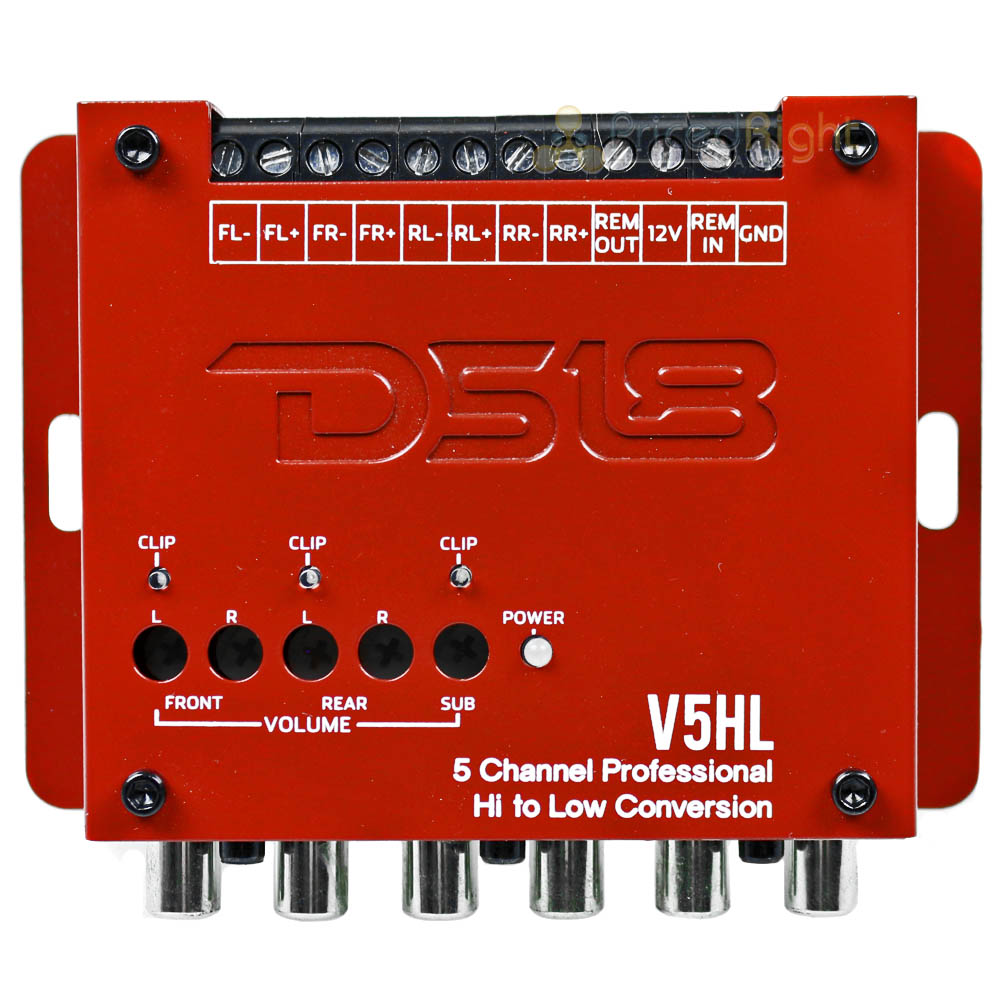 DS18 5 Channel Hi Low Converter with 12 Volt Trigger Output Remote Out V5HL