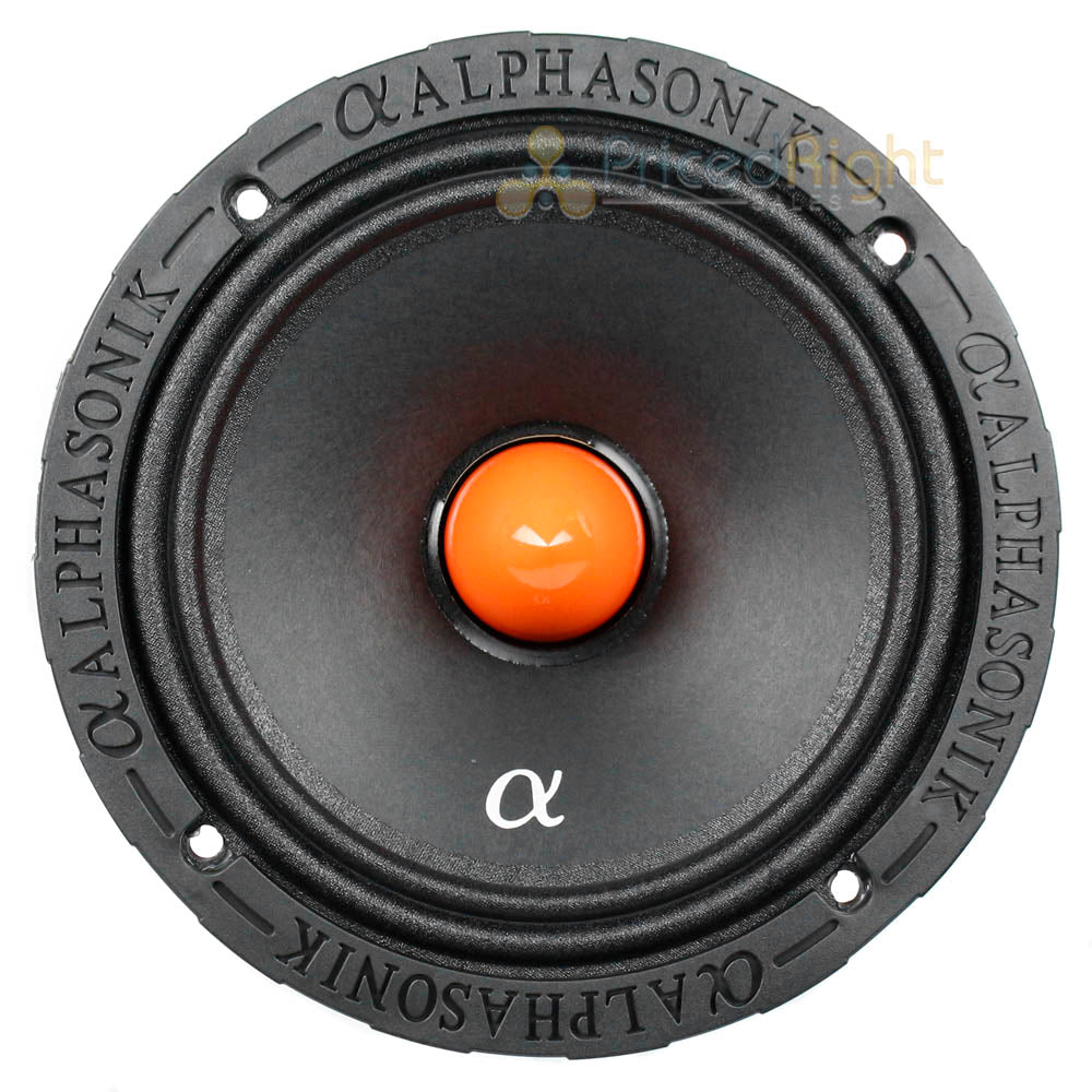 Alphasonik 6.5" Midrange Speakers 1400 Watts Max 8 Ohm Venum Series VCA658 Pair