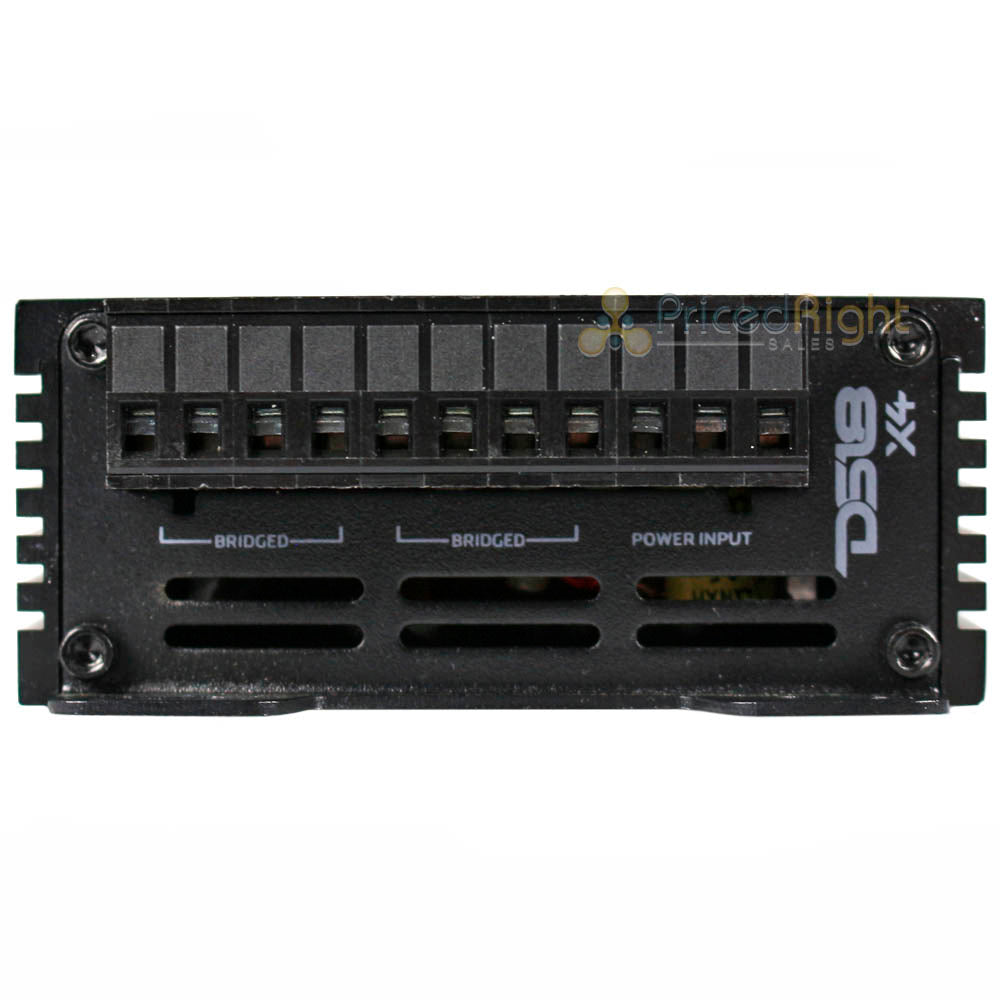 DS18 X4 Ultra Compact 4 Channel Amplifier Class D Car Audio Precision Quality